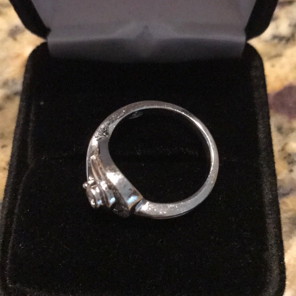 SOLD Kay 10k White Gold 1/3 Ct Diamond Ring - Picture 4 of 6